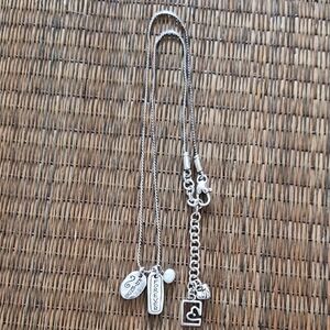 Brighton silver-tone charm pendant necklace